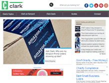 Tablet Screenshot of clark.com