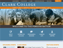 Tablet Screenshot of clark.edu