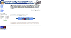 Desktop Screenshot of clerkofcourts.municipal.co.clark.oh.us