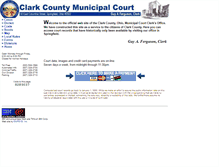 Tablet Screenshot of clerkofcourts.municipal.co.clark.oh.us